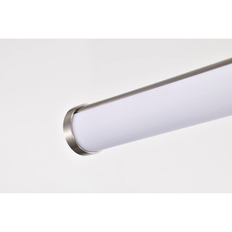 Bowman 36 Inch LED Island Pendant Brushed Nickel Acrylic Lens - Brushed Nickel