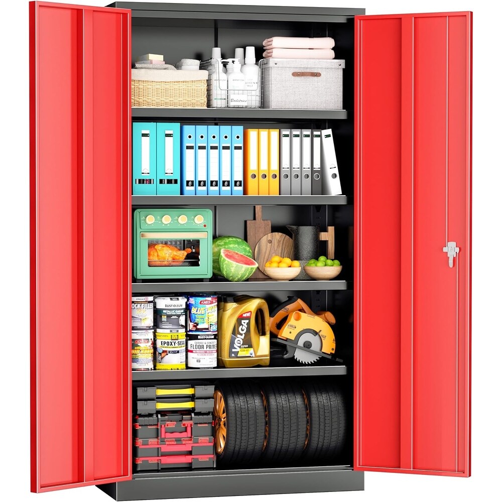 Red Metal Garage Storage Bed Bath Beyond