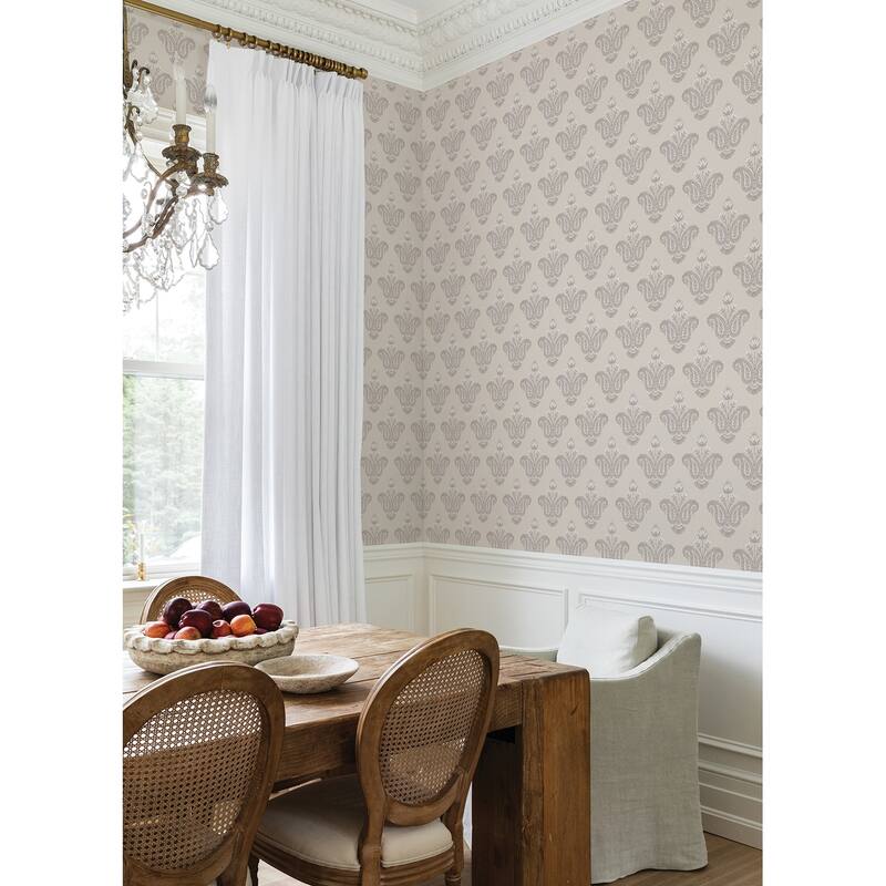 NuWallpaper Nabela Noor Home Fazia Jute Peel and Stick Wallpaper