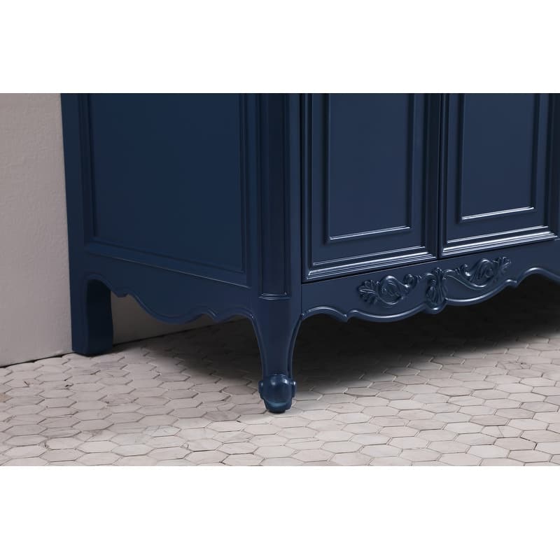 60" Double Bathroom Vanity Sink
