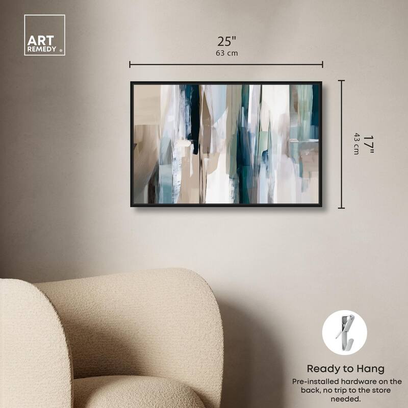 Color Columns Canvas by Art Remedy