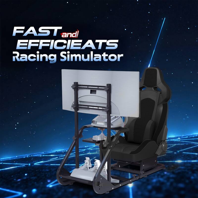 Enhanced and Stable Racing Wheel Cockpit, Compatible With Fanatec, Logitech adjustable driving simulators, excluding handbrake