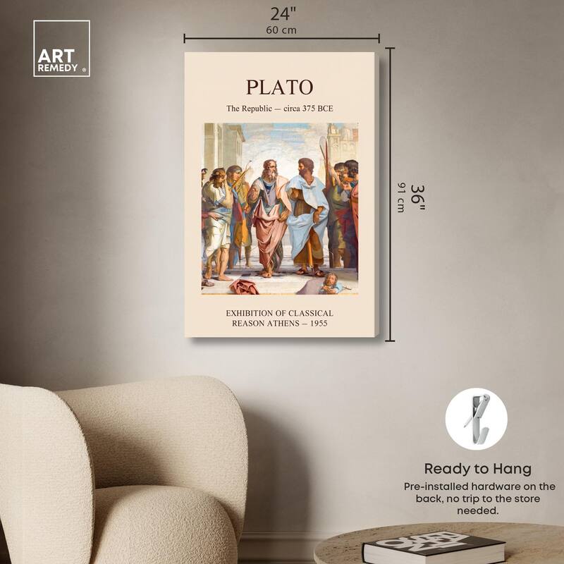 World of Plato's Republic Canvas by Art Remedy, Gallery Wrapped