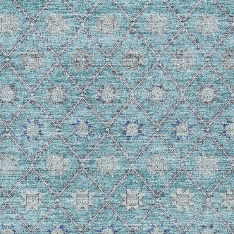 HomeRoots Floral Transitional Rectangle Outdoor Rug