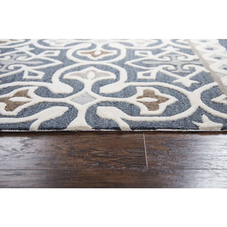 Alora Decor Lavine Hand-tufted Medallion Wool Rug