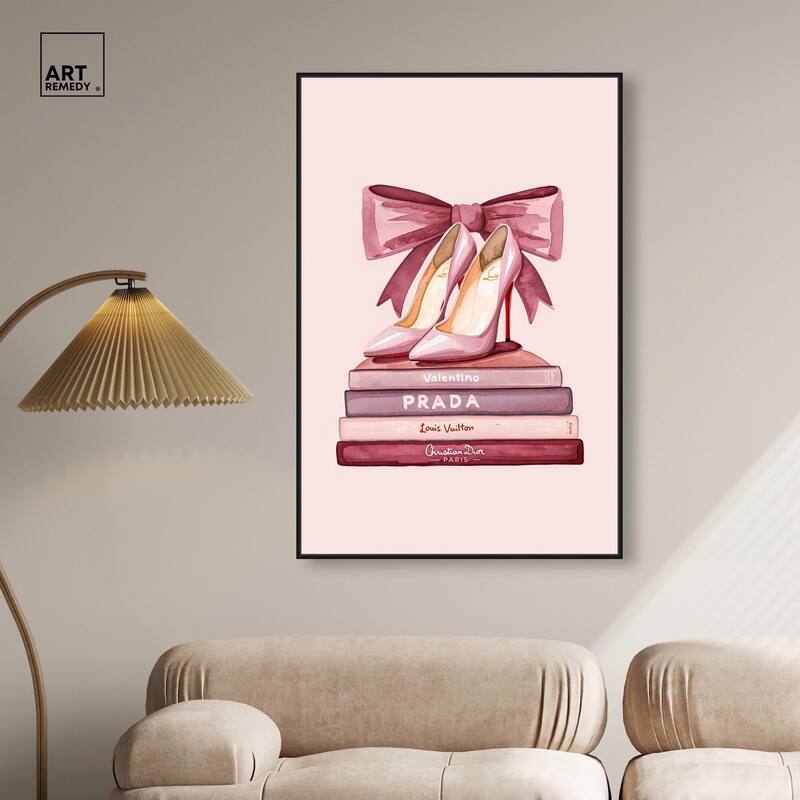 Stack of Fashion Canvas by Art Remedy
