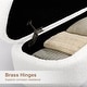 preview thumbnail 9 of 21, 51" Upholstered Flip Top Storage Bench with Solid Wood Legs for Bedroom, Entryway and Living Room