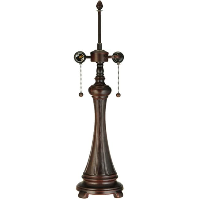 Meyda Tiffany 157766 Fluted 25" Tall Lamp Base