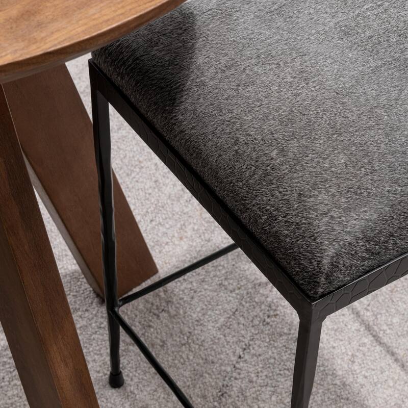 Classic Home Bose Leather Counter Stool