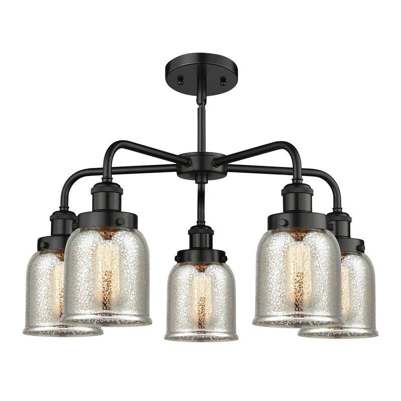 Innovations Lighting Bell - 5 Light 23" Stem Hung Chandelier
