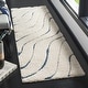 preview thumbnail 56 of 101, SAFAVIEH Florida Shag Hervor Soft Serene Waves 1.2-inch Thick Rug 2'3" x 7' Runner - Cream/Blue - Runner