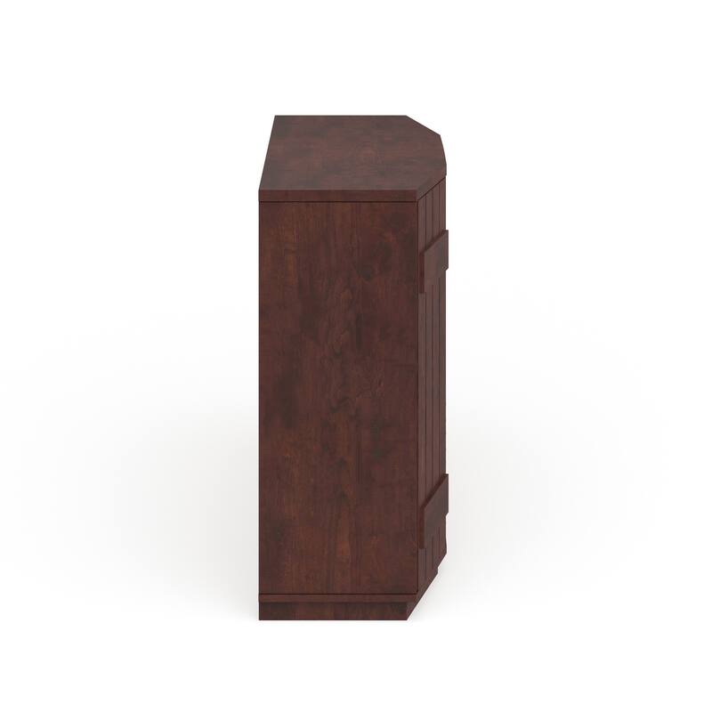 Furniture of America Lath Rustic 6-shelf Server