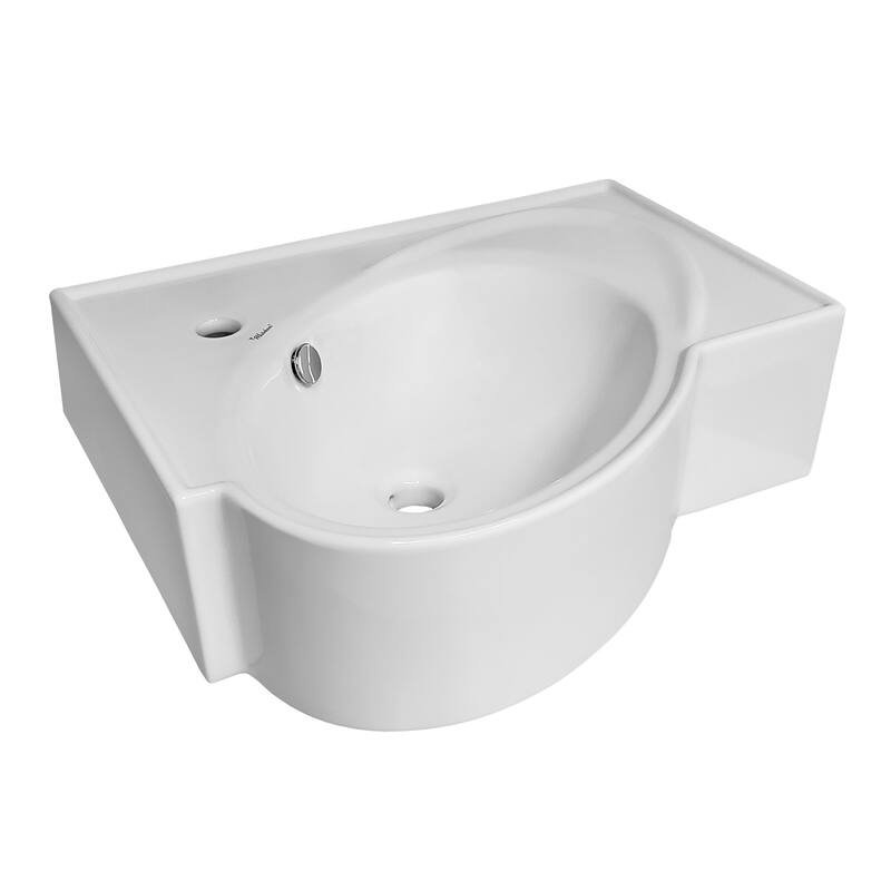 Whitehaus Isabella 23 5/8" Rectangular Porcelain Vessel Bathroom Sink