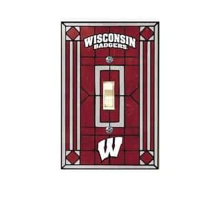 Red Light Switch Covers Plates Online At Our Wisconsin Badgers Art Gl Light Switch Cover
