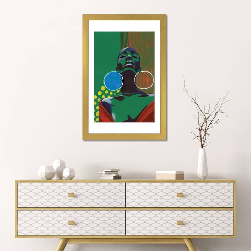 iCanvas "Woman With Earrings" by Sasha Robinson