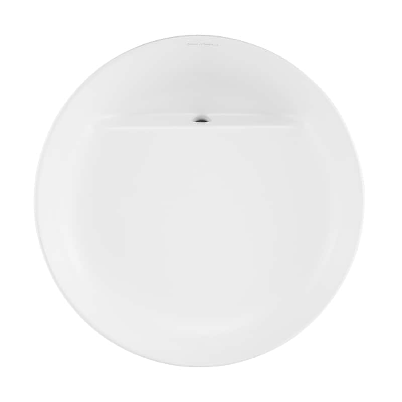 Vevey 16.5" Round Vessel Bathroom Sink In Matte White - 20.2" x 20.2" 9.2"