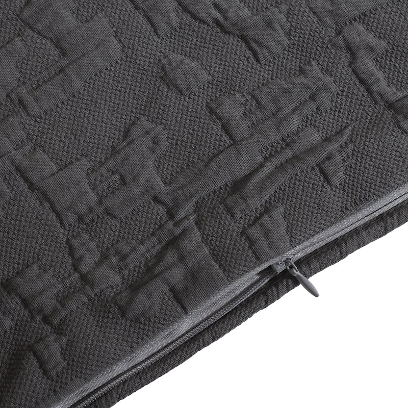 HiEnd Accents Porto Matelassé Textured 3 Piece Duvet Cover Set