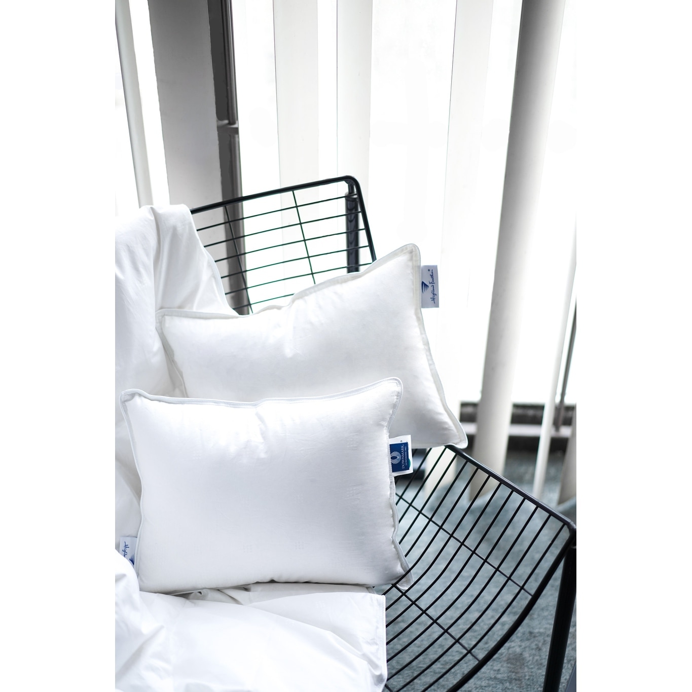 Feather Travel Pillow with Pure Cotton Shell