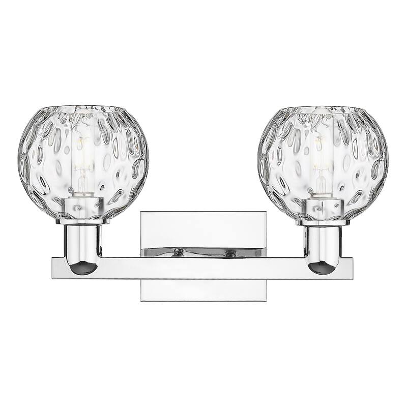 Innovations Lighting Endless Possibilities Arcadia - Athens Water Glass - 2 Light 17" Bath Vanity Light