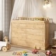 preview thumbnail 5 of 16, Solid Pine Wood Dresser with Changing Topper, 10-Drawer Nursery Dresser with Anti-Tipping Device Baby Changing Table