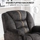 preview thumbnail 21 of 23, Rocker Recliner Chair Oversized Manual 360° Swivel Recliners for Living Room