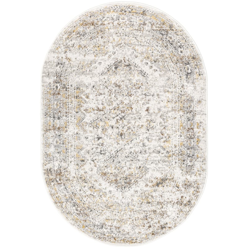Nuloom Madisson Vintage Faded Medallion Area Rug