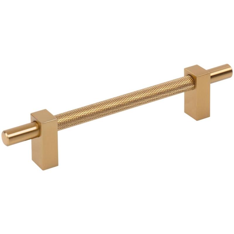 Jeffrey Alexander 598-128 Larkin Center Knurled 5-1/16" Center to - Satin Bronze