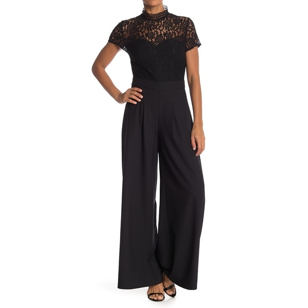 womens petite black jumpsuit