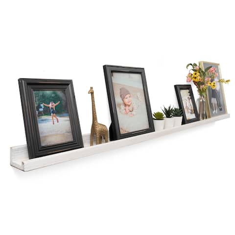 Rustic State Ted Long Picture Ledge 60 Inch Floating Shelf