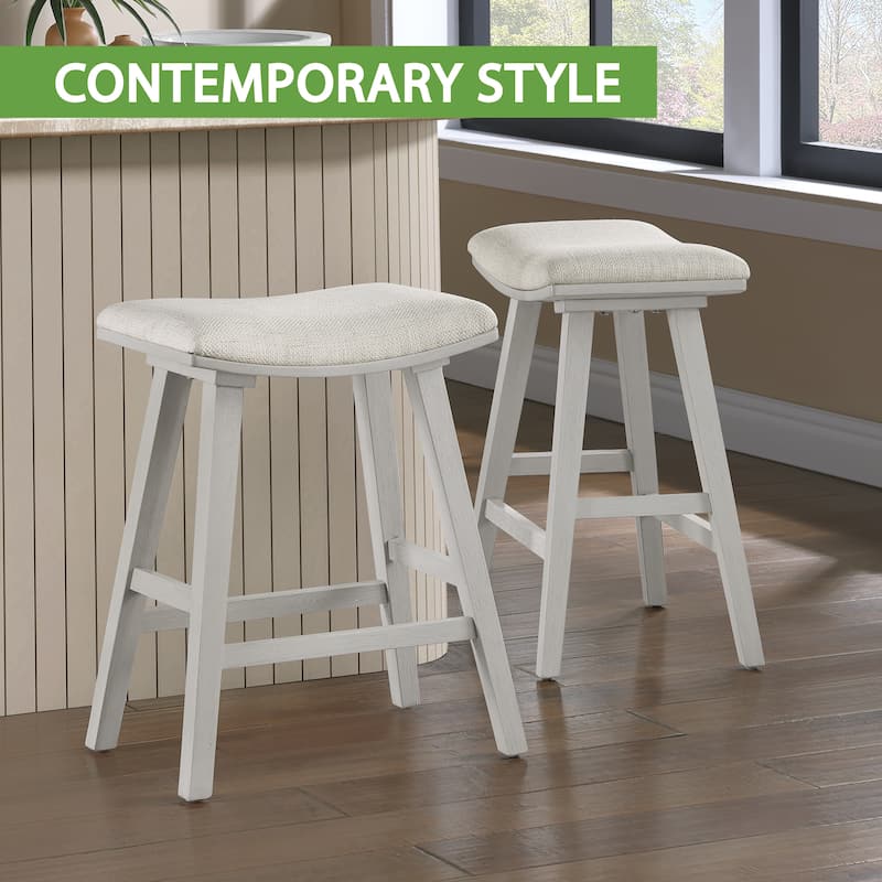Coley 24" Saddle Stool (2-Pack)