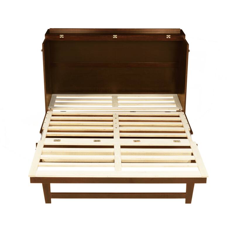 Versatile Queen Size Murphy Bed with Storage Functionality
