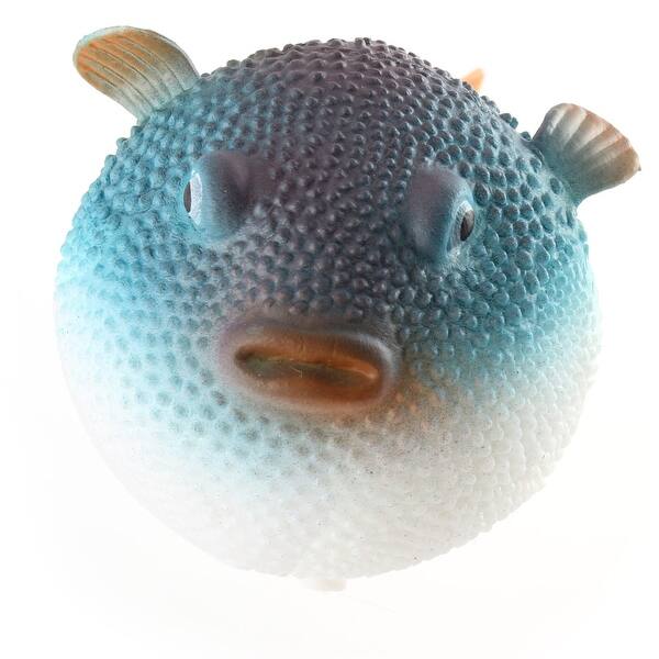 Shop Aquarium Fish Tank Decoration Plastic Water Floating Emulational Blowfish Blue On Sale Overstock 24173235