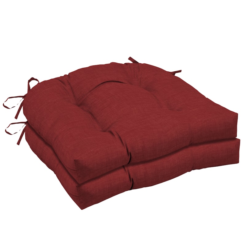 Arden Selections Patio Chair Cushion Set - 2 Count - Ruby Leala Texture