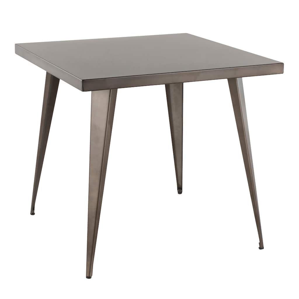 Austin Industrial Dining Table in Antique