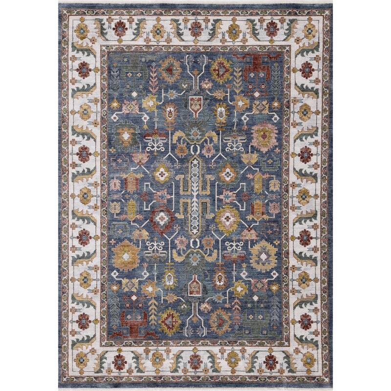 HomeRoots Medallion Modern Rectangle Area Rug - 8' X 10'