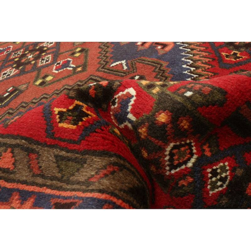 ECARPETGALLERY Hand-knotted Andelz Red Wool Rug - 3'2 x 5'3