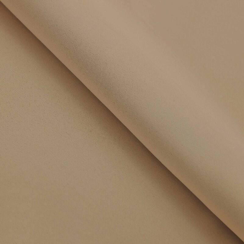 Superior Solid Machine Washable Room Darkening Blackout Curtains with Back Tabs, Set of 2