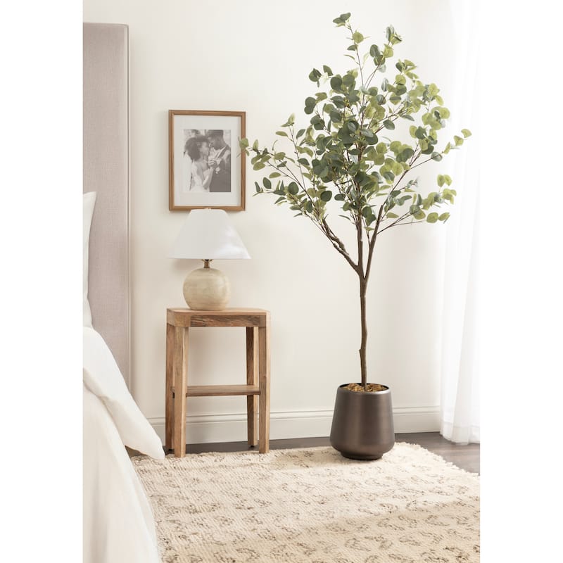 Kate and Laurel Eudora Faux Eucalyptus Tree