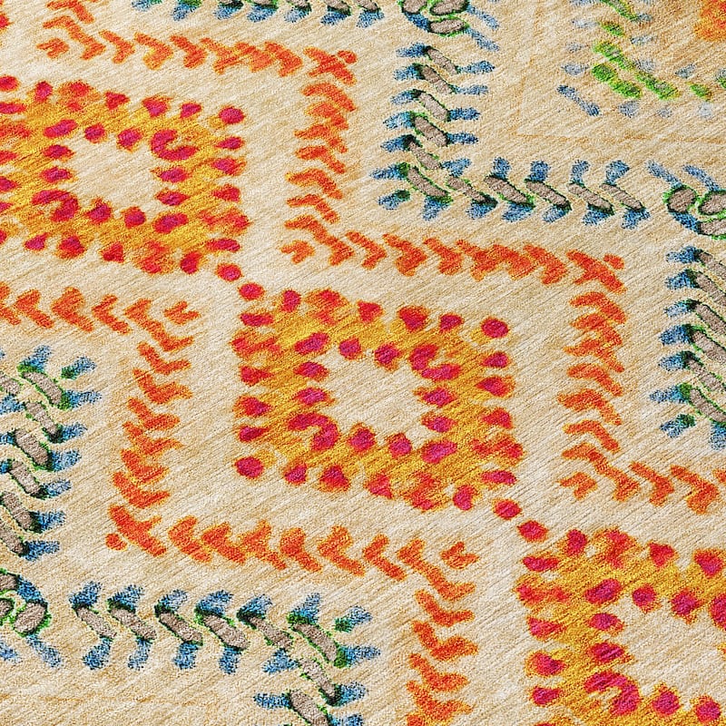 HomeRoots Geometric Transitional Rectangle Outdoor Rug