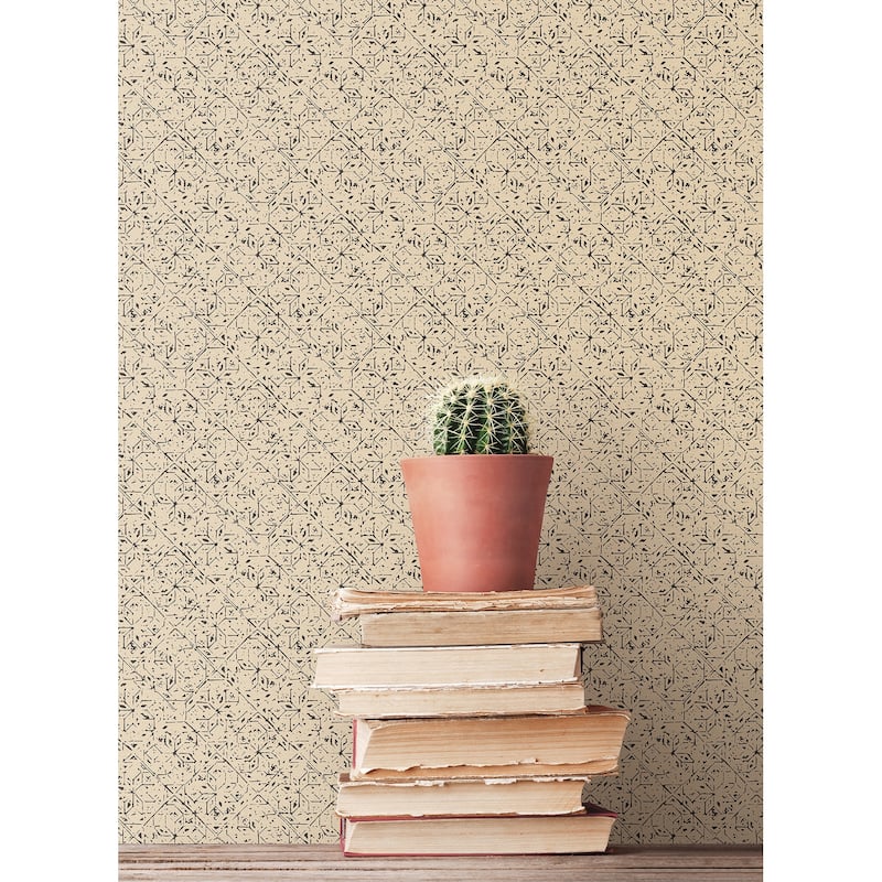 Galerie Wallcoverings Bazaar Floral Tangier Tile Non-woven Glitter Wallpaper Roll