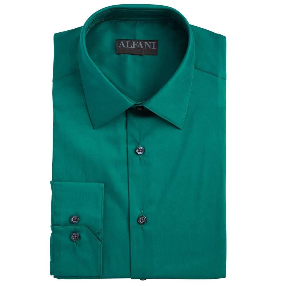 alfani slim fit stretch dress shirt