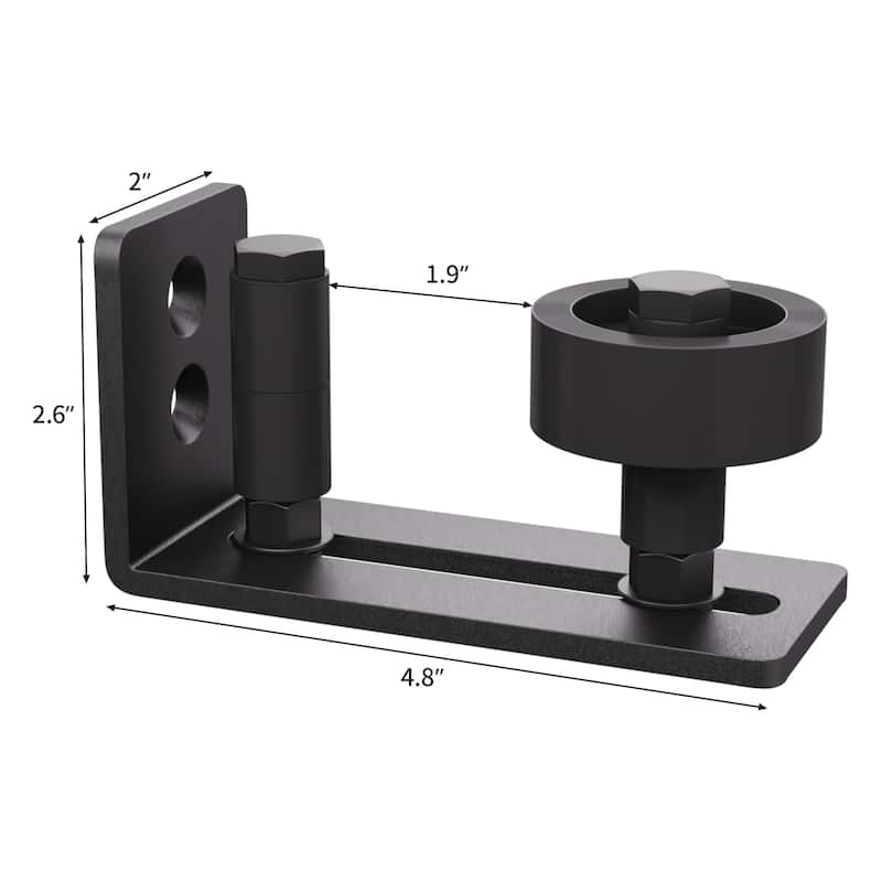 Moasis Set of 2 Barn Door Floor Guide Stay Roller