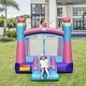 preview thumbnail 14 of 15, 3-in-1 Princess Theme Inflatable Castle without Blower - 104.5" x 131.5" x 98.5"(L x W x H)