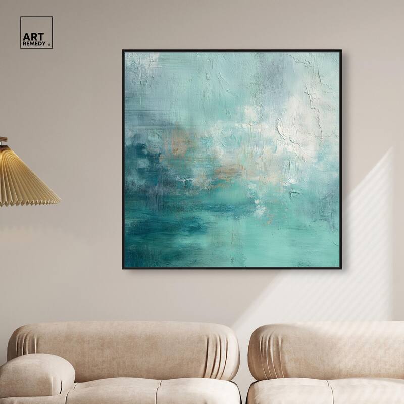 Green Blue I Canvas by Art Remedy