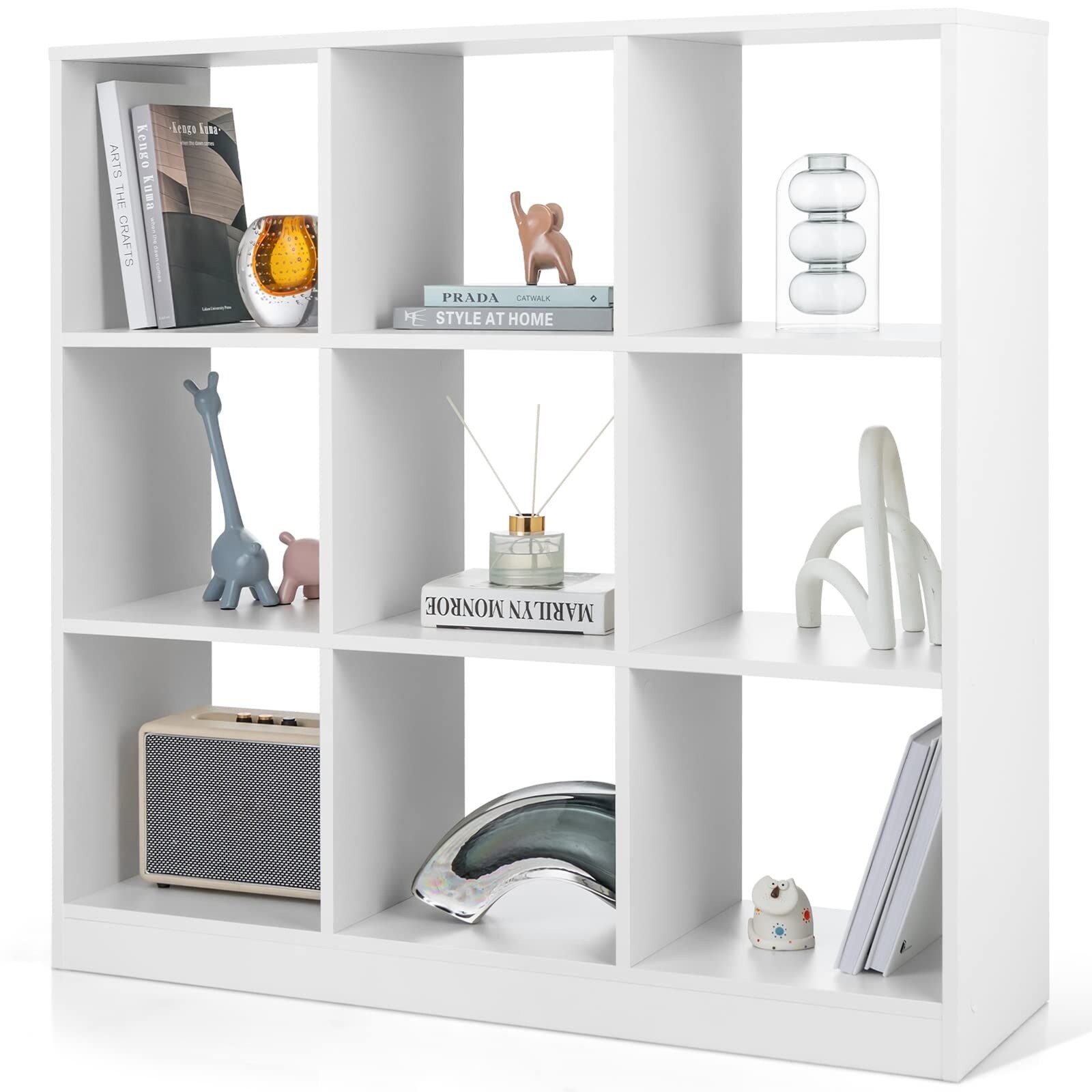 Modern 2025 cube bookshelf