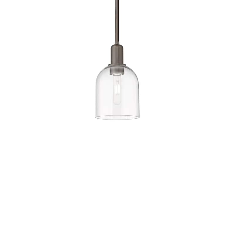 Innovations Lighting 716-1S-11-6 Bella Pendant Bella 6" Wide Mini - Oil Rubbed Bronze / Clear