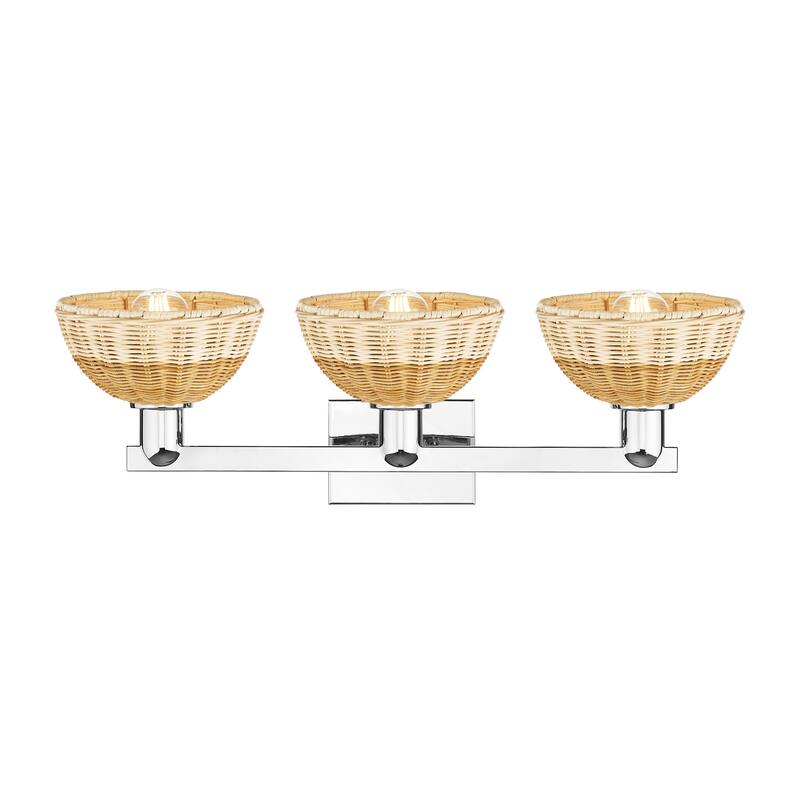 Innovations Lighting 716-3W-12-26 Natural Ballston Dome Vanity Natural