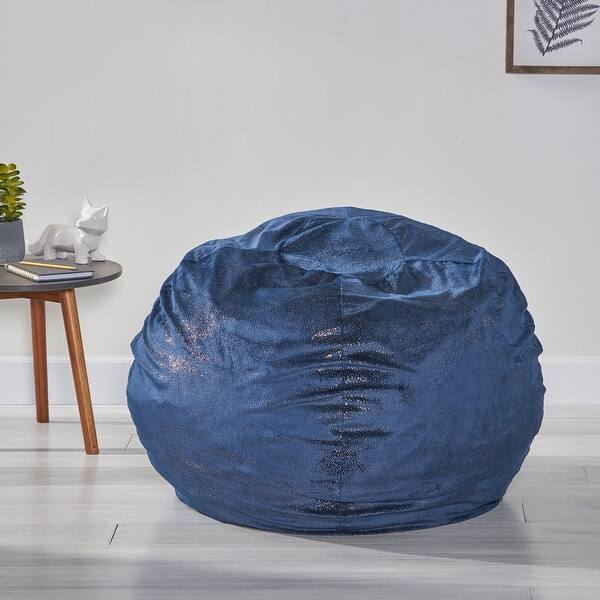 Shop Black Friday Deals On Lillie Modern Glam 3 Foot Velvet Bean Bag With Sparkles By Christopher Knight Home On Sale Overstock 31914197