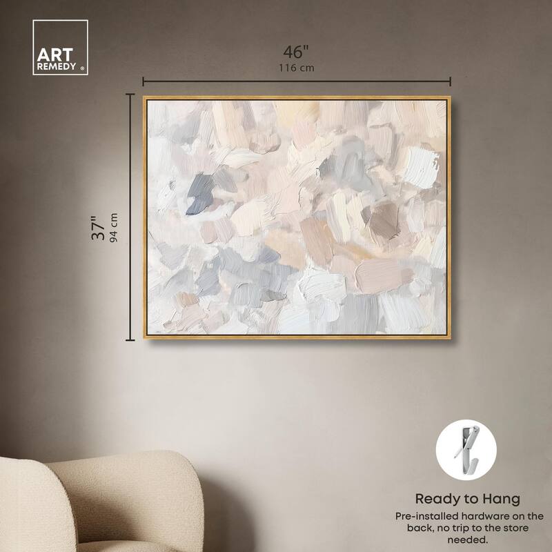 Soft Colors Fade I Canvas by Art Remedy
