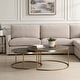 preview thumbnail 2 of 3, Uttermost Aragon Gray Nesting Coffee Tables Set/2